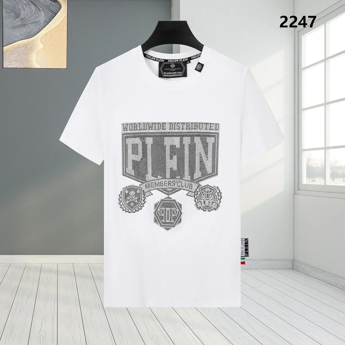 Philipp Plein Philipp Plein Members Club White T-Shirt White - 1