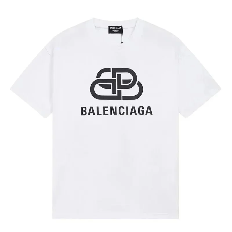 Balenciaga Balenciaga White/Black Logo T-Shirt White