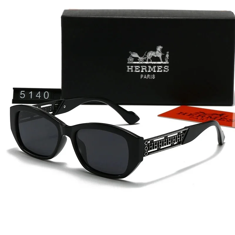 Hermès Hermès T Series Black Polarized Sunglasses Black
