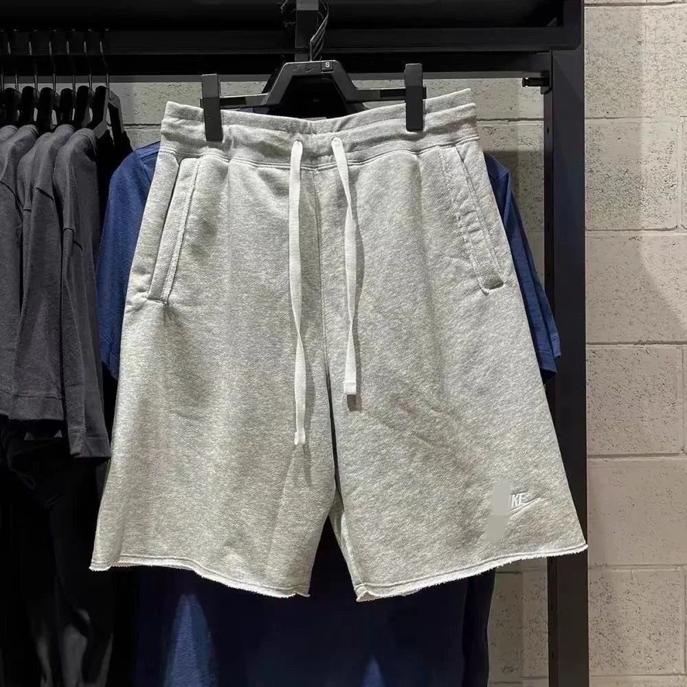 Nike Nike Grey Fleece Shorts Grey - 1