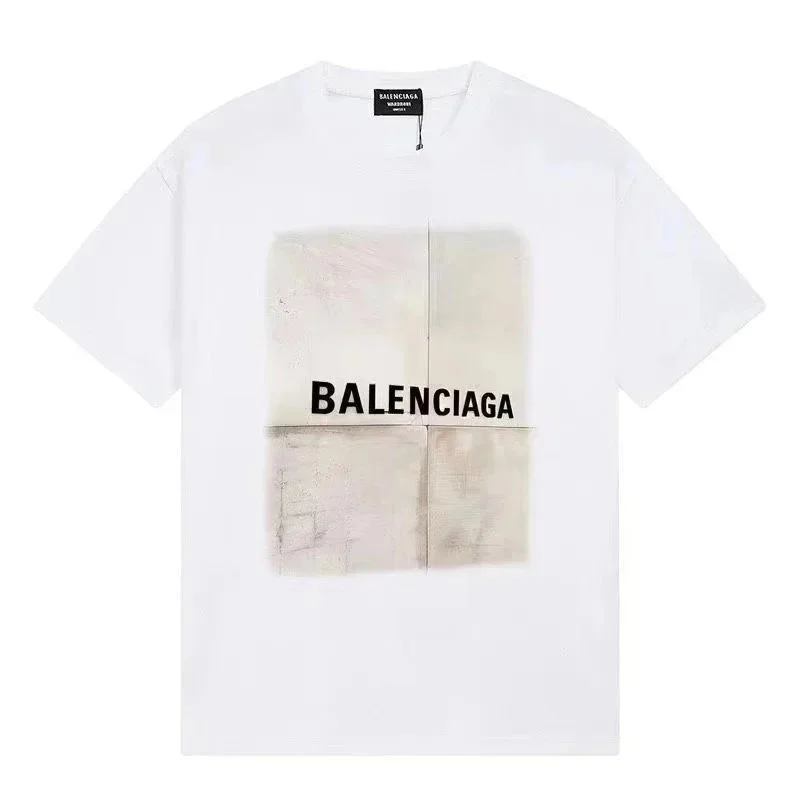 Balenciaga Balenciaga White Logo Print T-Shirt White