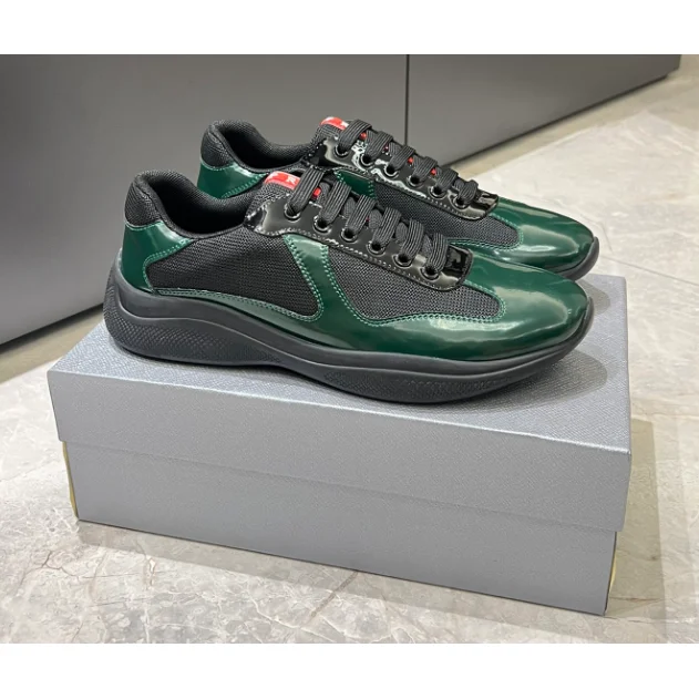 Prada Prada Emerald/Black Sneakers Green