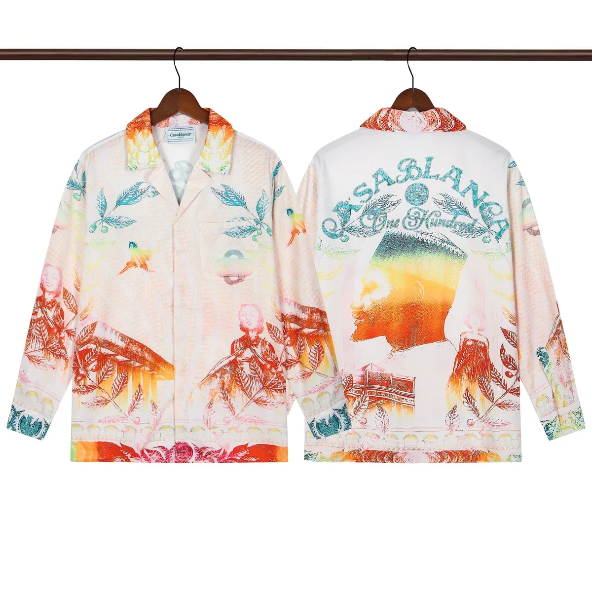 Casablanca Casablanca ASABLANCA One Hundred Printed Shirt Multicolor - 1