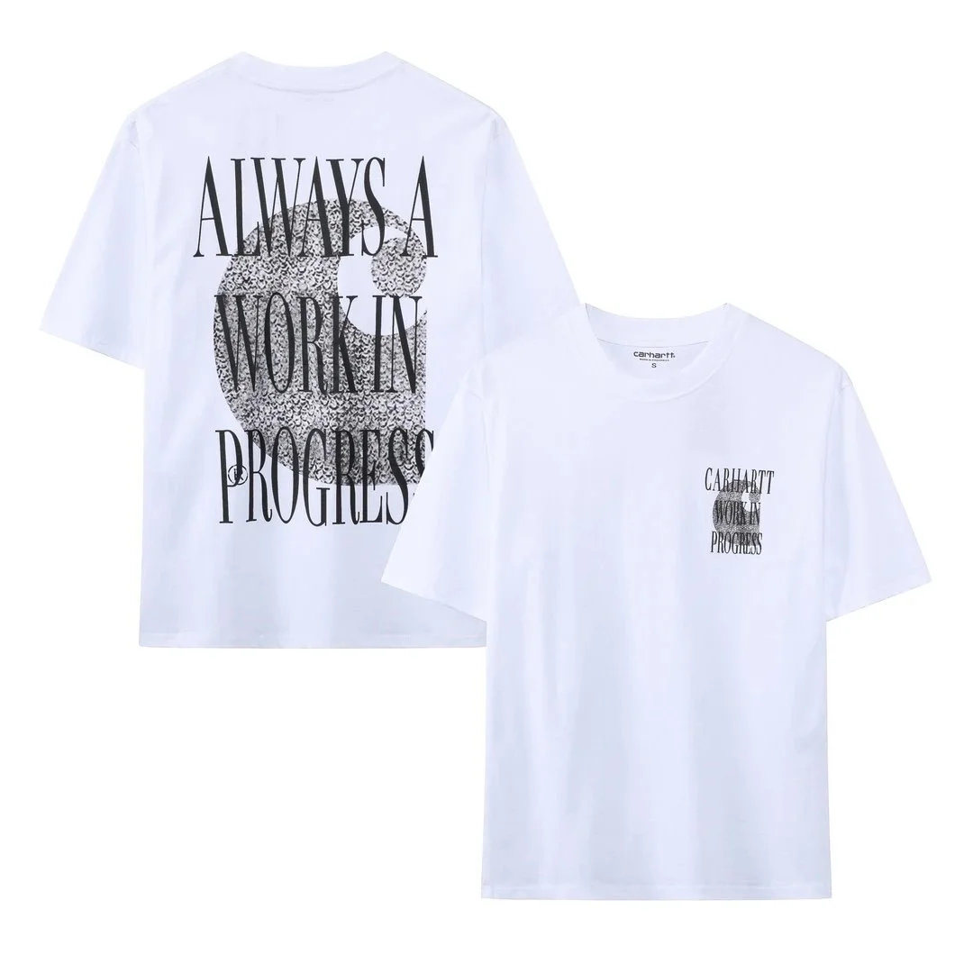 Carhartt Carhartt Always a Work in Progress White T-Shirt White - 1