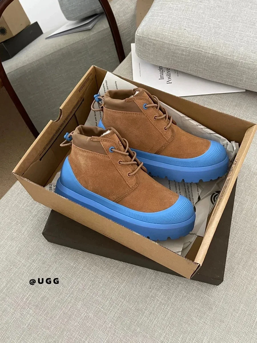 UGG UGG Classic Short Brown Blue Sole Boots Brown