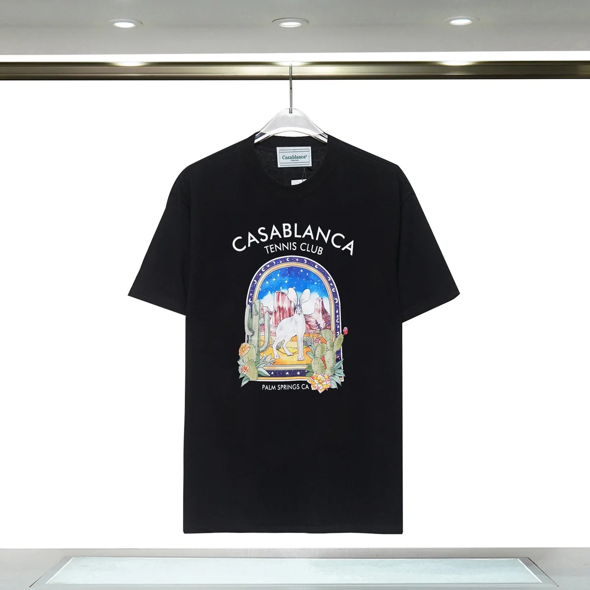 Casablanca Casablanca Tennis Club Black T-Shirt Black - 1