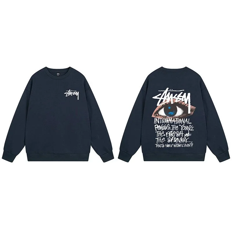 Stussy Stussy International Eye Sweatshirt Navy Navy - 1