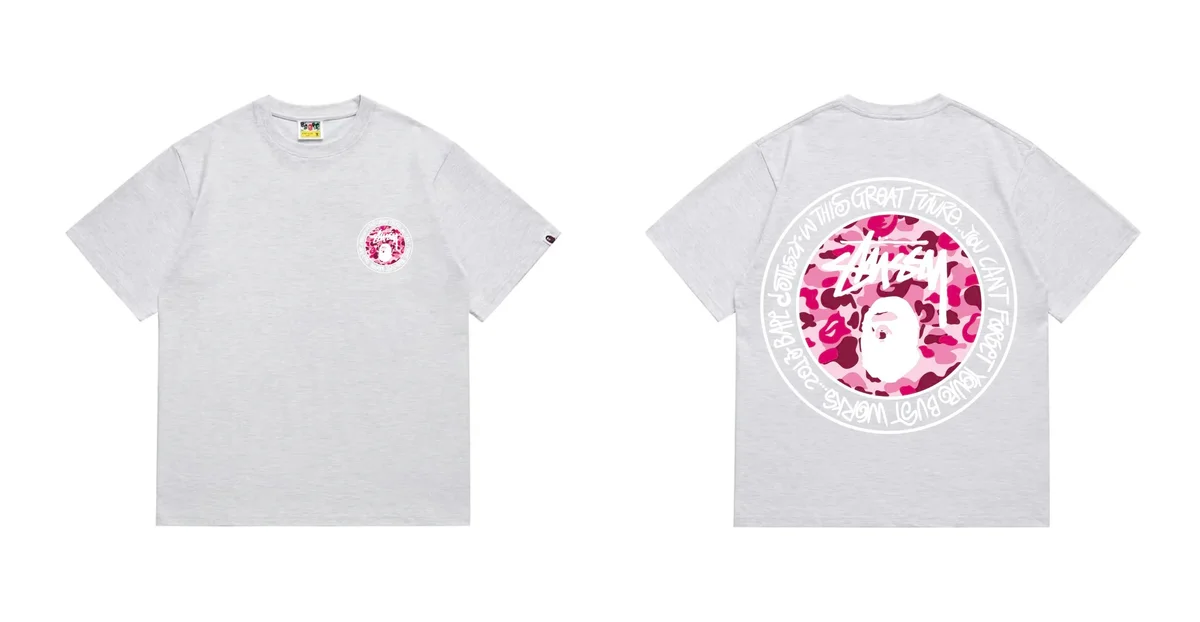 A Bathing Ape A Bathing Ape BAPE STA Grey Camo T-Shirt Grey - 1