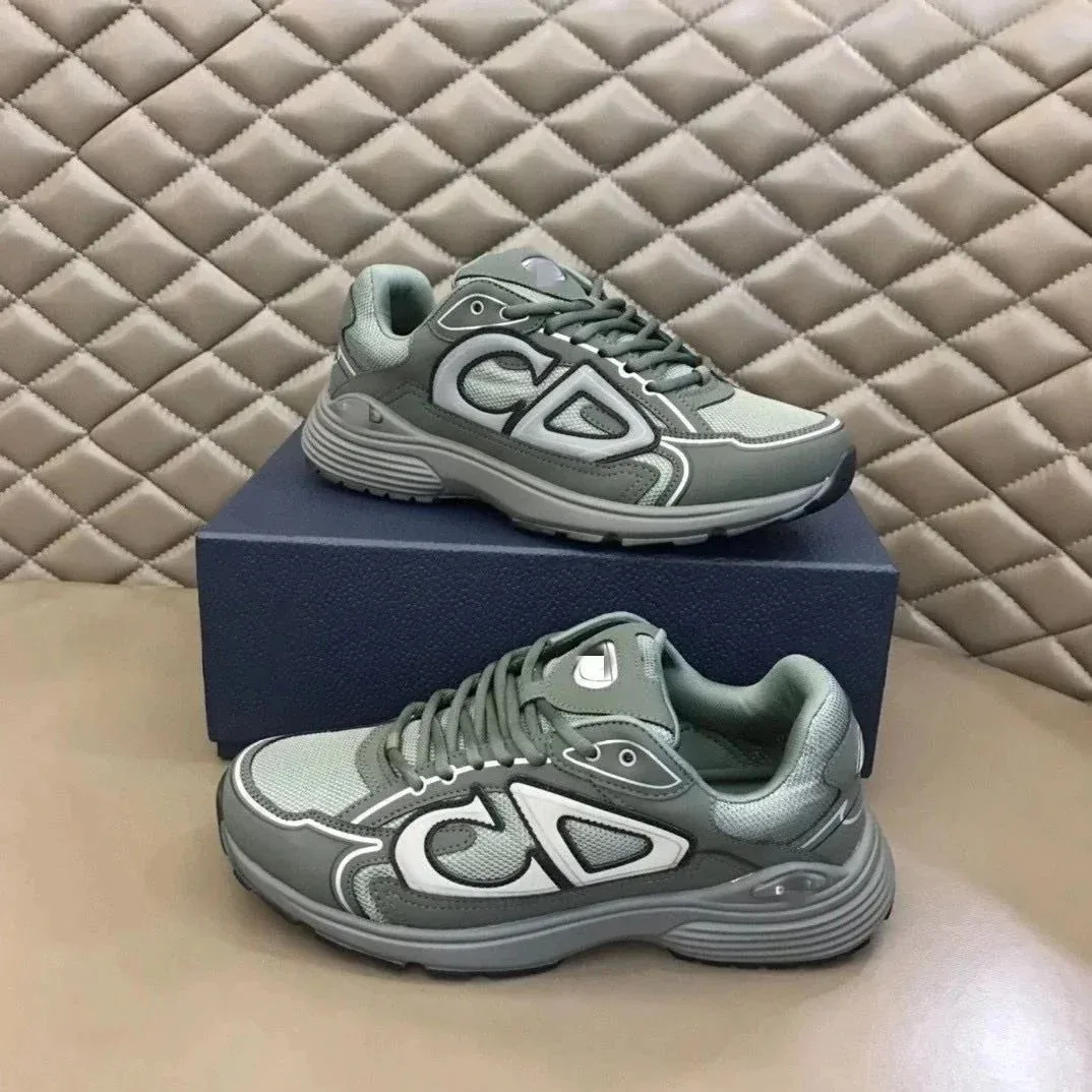 Chanel Chanel Runners Classic Logo Olive Green Sneakers Green