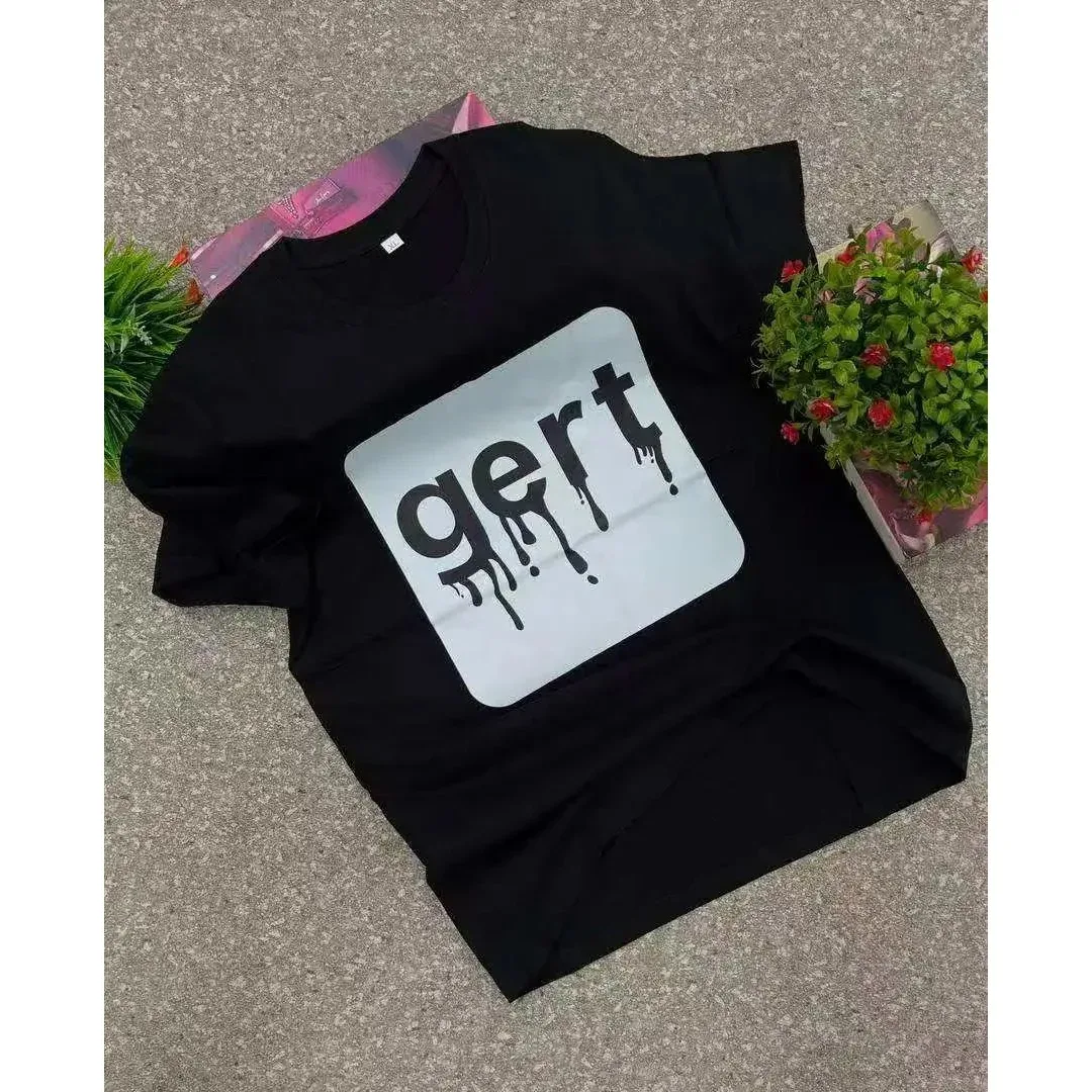 Other Black Gert T-Shirt Solid Casual Top Black - 1