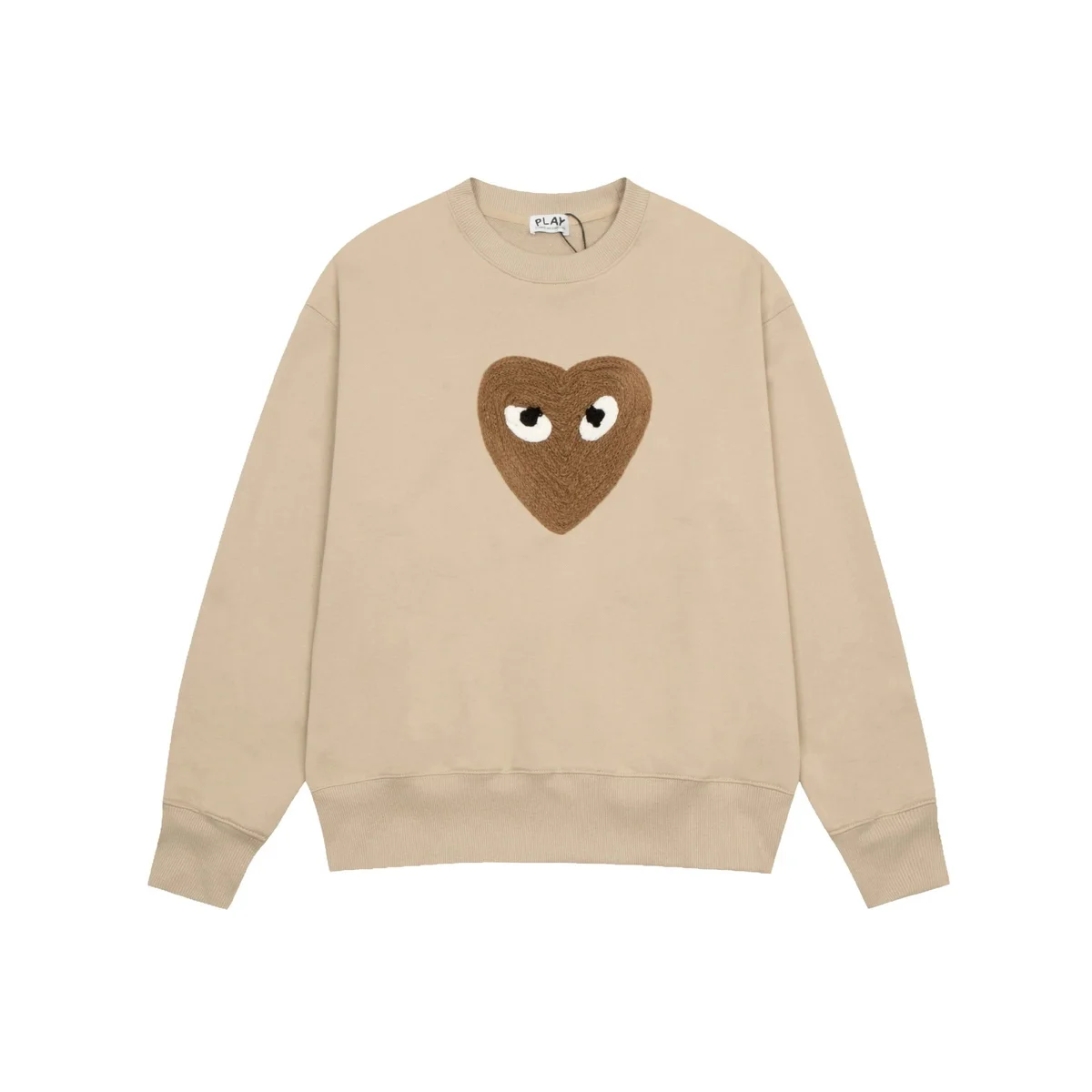 Comme des Garçons Comme des Garçons Play Heart Sweatshirt Beige Beige