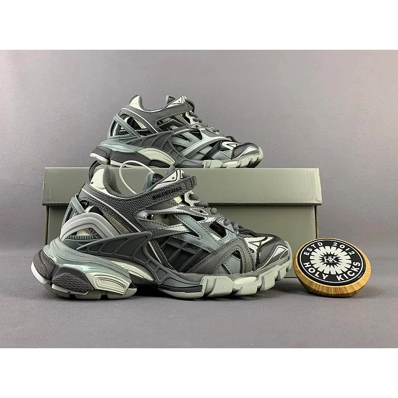 Balenciaga Balenciaga Track.3.0 Grey Sneakers Grey - 1