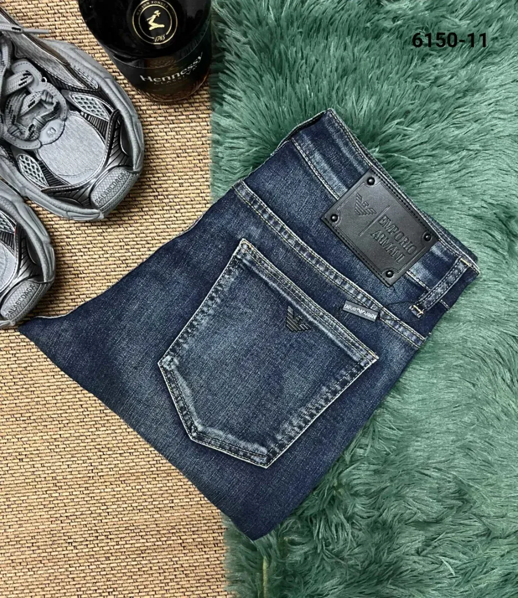Armani Emporio Armani Classic Blue Jeans Blue