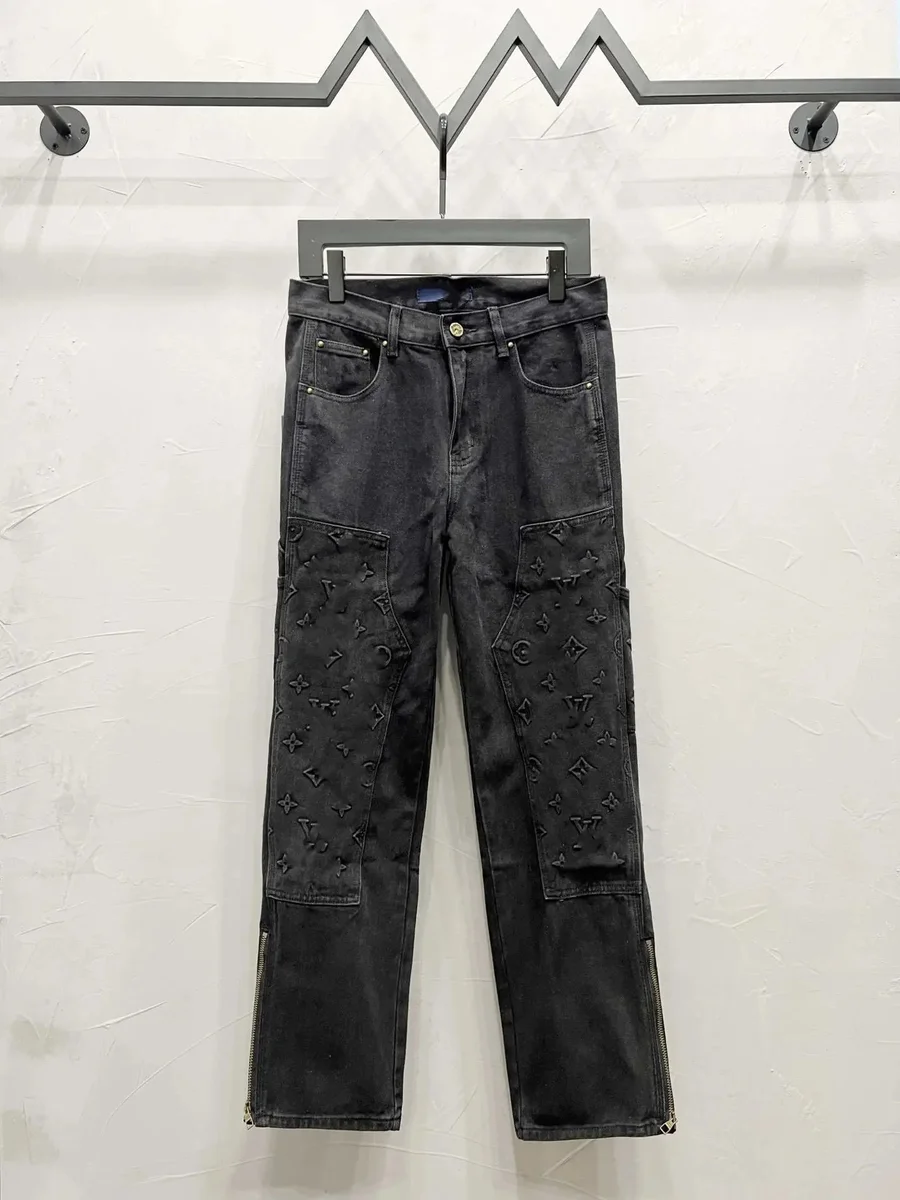 Louis Vuitton Monogram Black Trousers