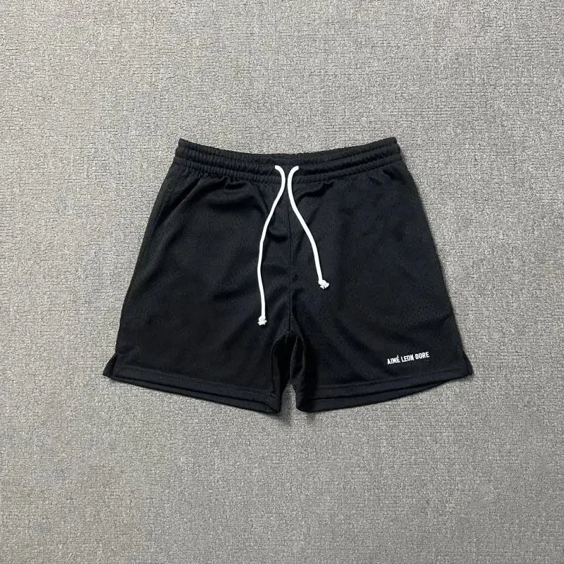 Aimé Leon Dore Aimé Leon Dore Black/White Drawstring Shorts Black - 1