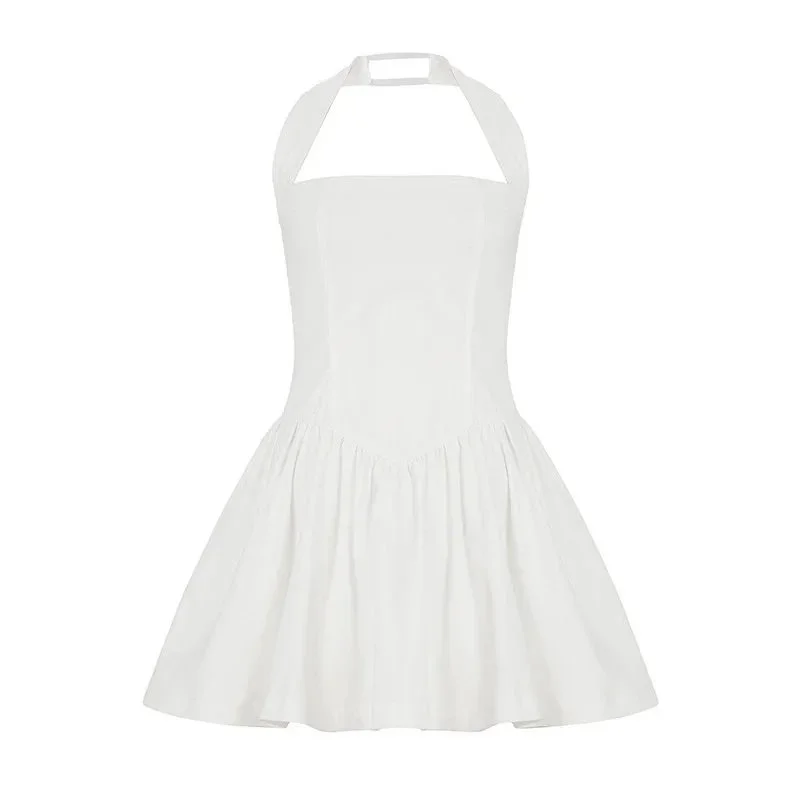Other White Halter Mini Dress White - 1