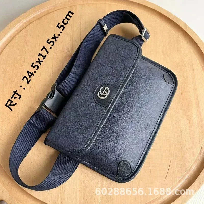 Gucci Gucci GG Marmont Navy Crossbody Bag Navy - 1