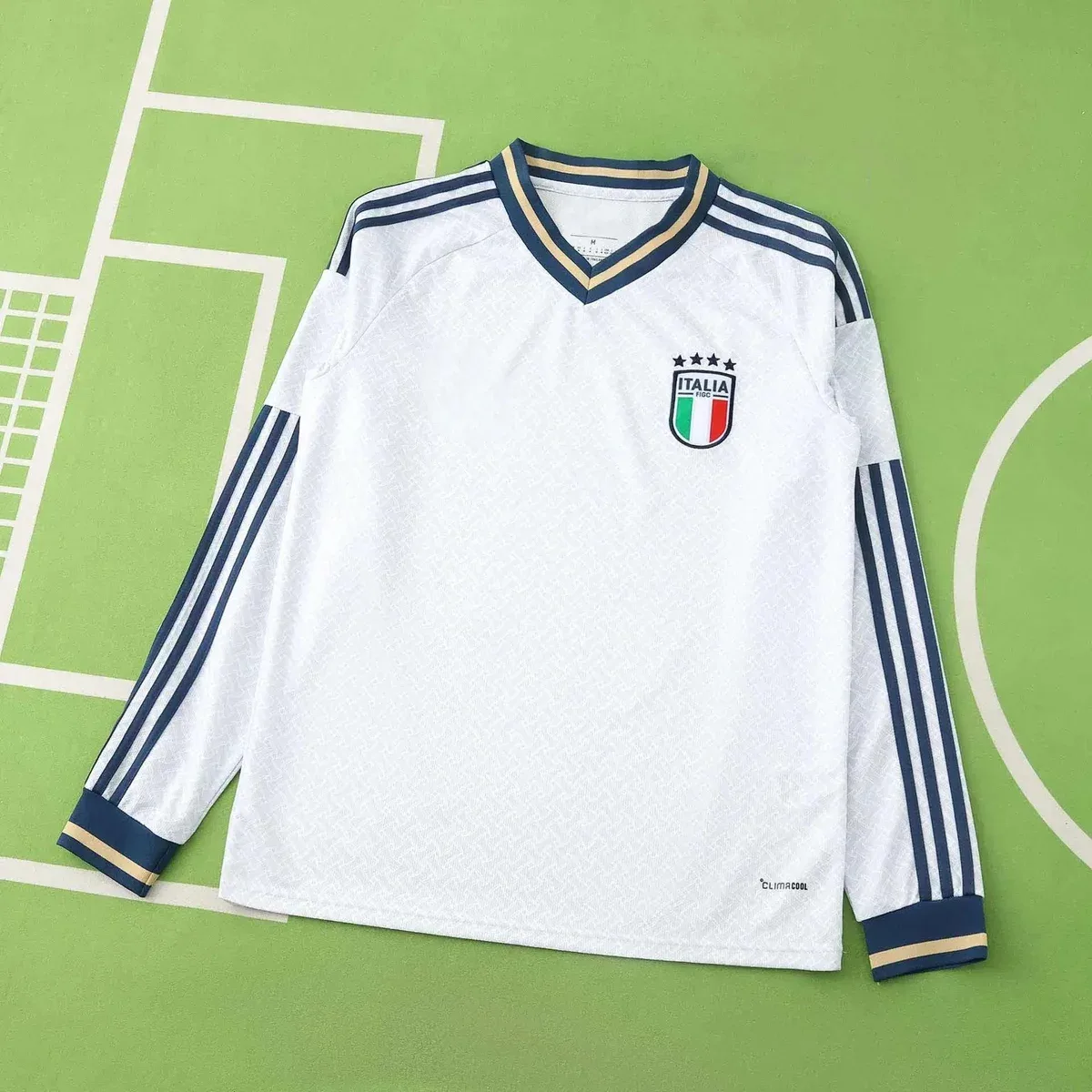 Adidas Adidas Italia Classic Football Jersey White White - 1