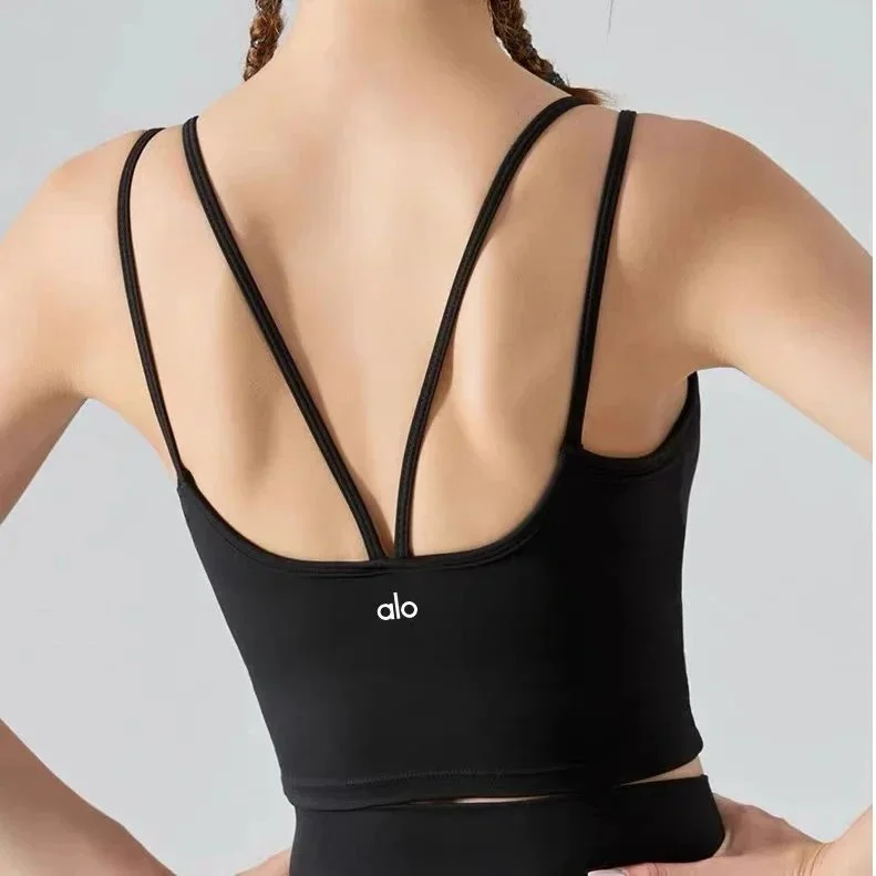 Alo Yoga Alo Advanced Support Sports Bra Black Black - 1