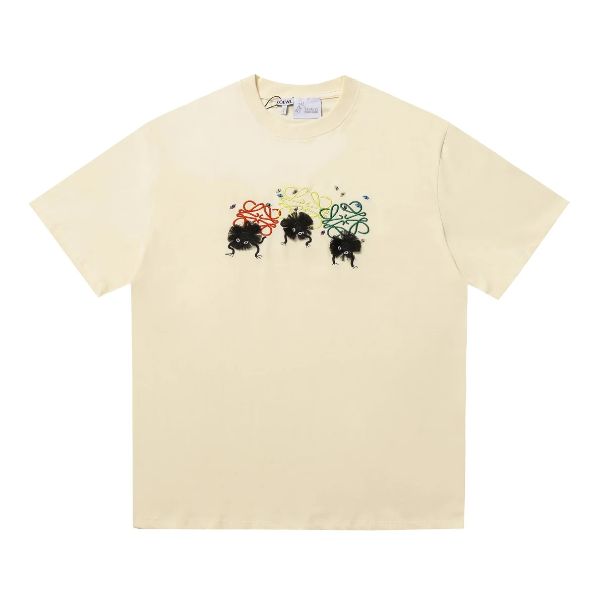 Loewe Loewe Anagram Cream T-Shirt Cream