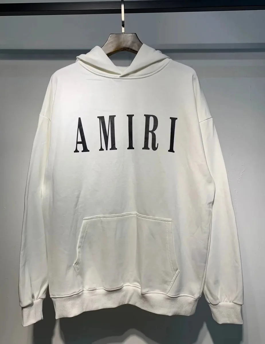 Amiri Amiri AMIRI White Oversized Hoodie White - 1