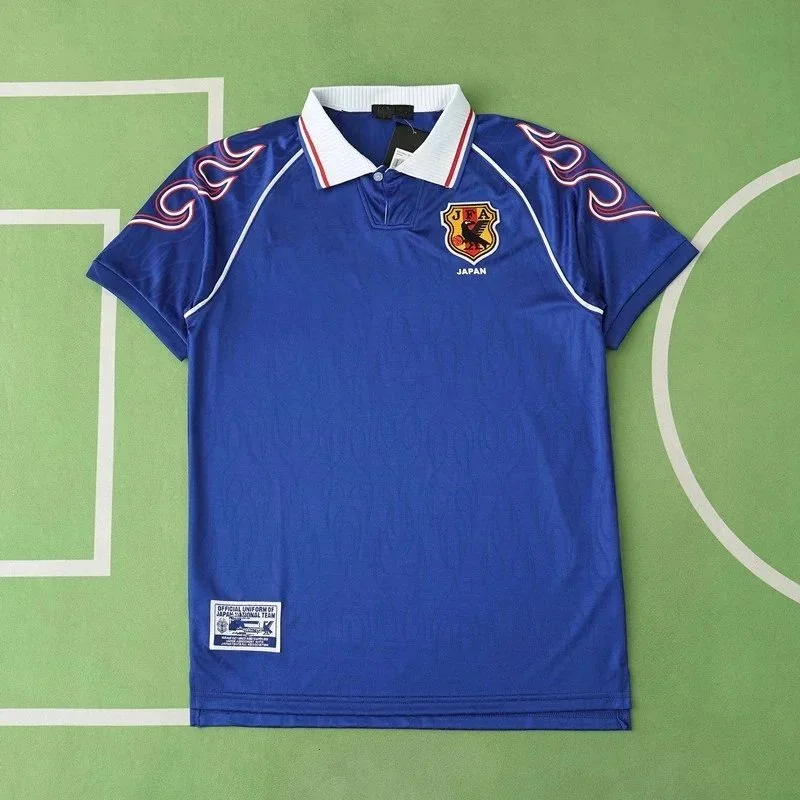 Other Japan National Team Blue Retro Polo Shirt Blue - 1
