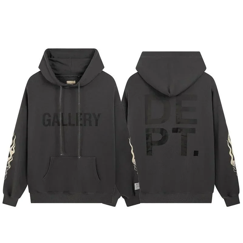 Gallery Dept. Gallery Dept. GALLERY DEPT. Hoodie Black Solid Hoodie Black - 1