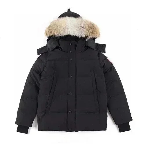 Canada Goose Canada Goose Expedition Black Parka with Fur Hood Black