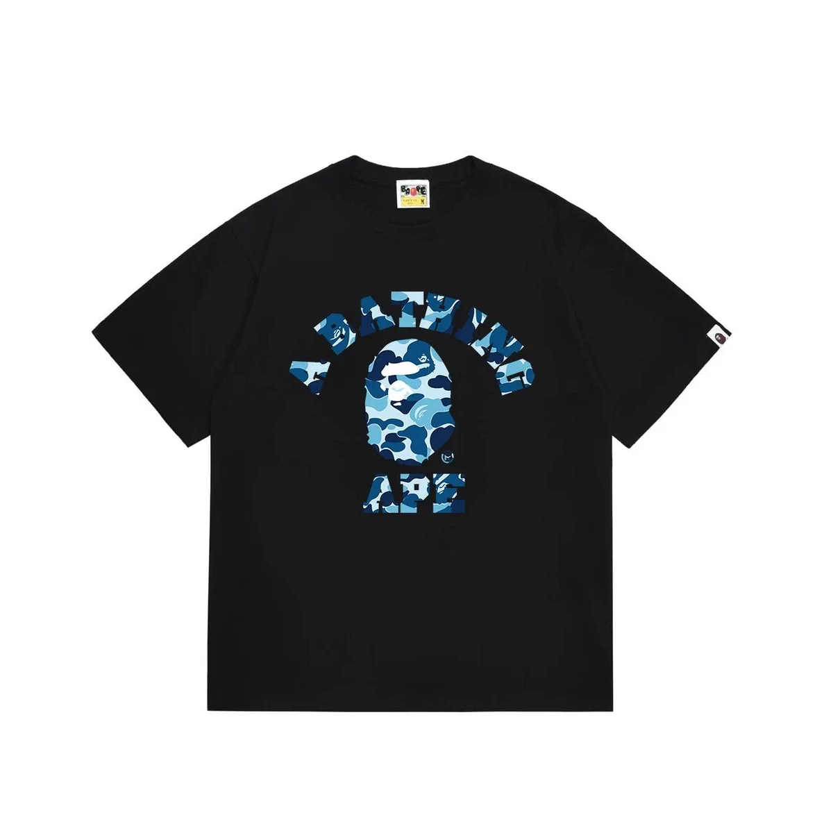 A Bathing Ape A Bathing Ape BAPE STA Black Blue Camo T-Shirt Black - 1