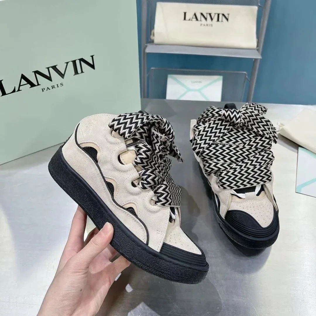 Lanvin Lanvin Beige/Black Sneakers Beige - 1