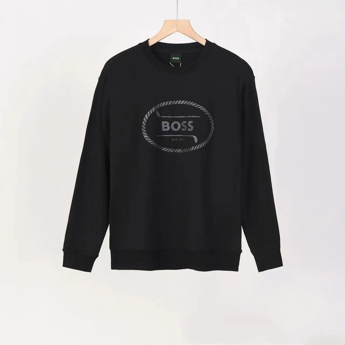 Hugo Boss Hugo Boss Black Logo Sweatshirt Black - 1