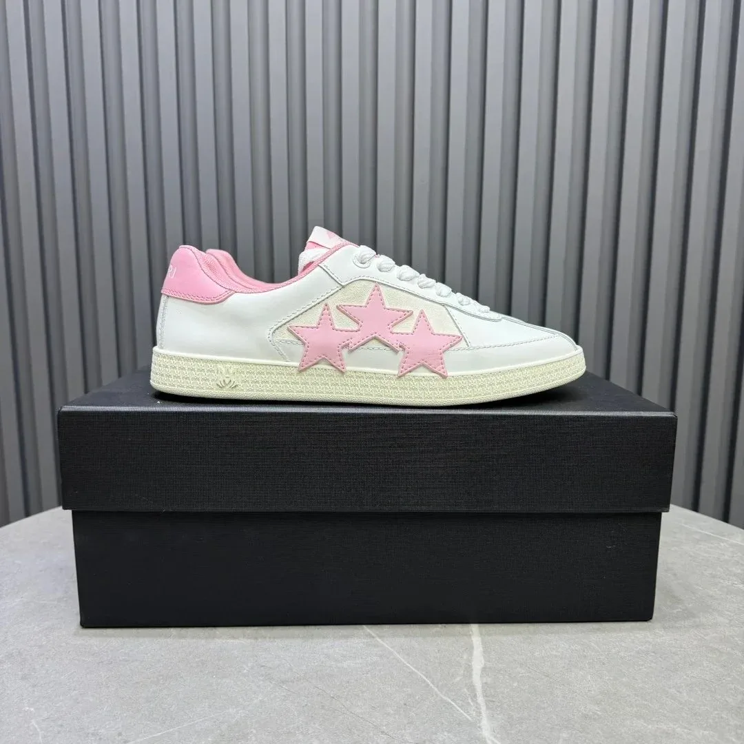 Gucci Gucci Runners White with Pink Stars Sneakers White - 1