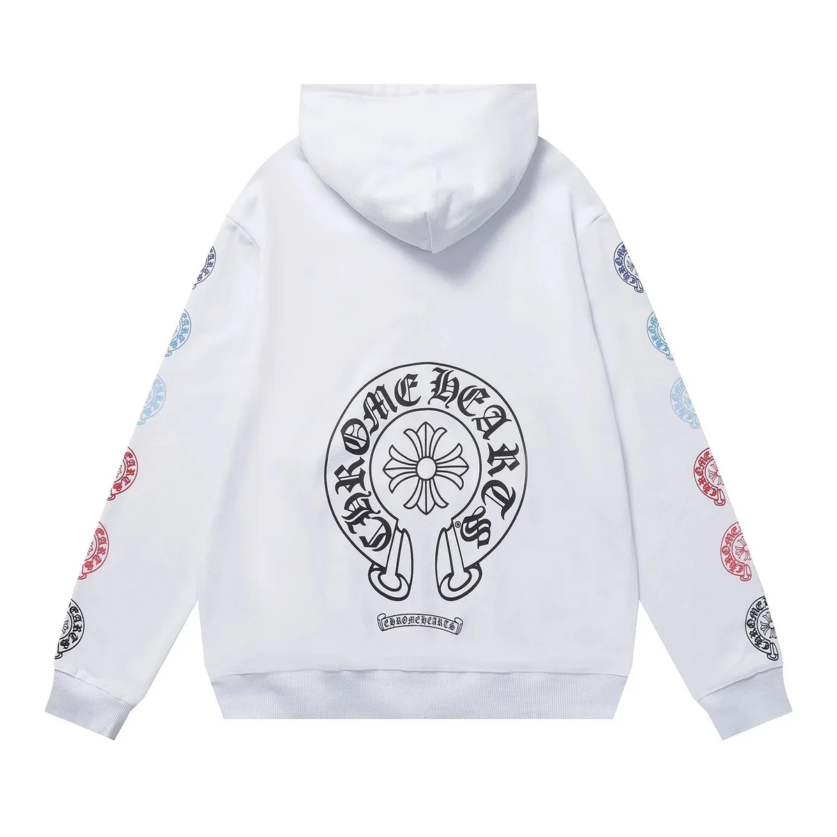 Chrome Hearts Chrome Hearts One Heart White Hoodie White - 1