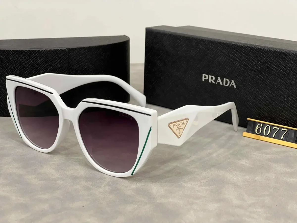 Prada Prada 6077 White Gradient Sunglasses White - 1
