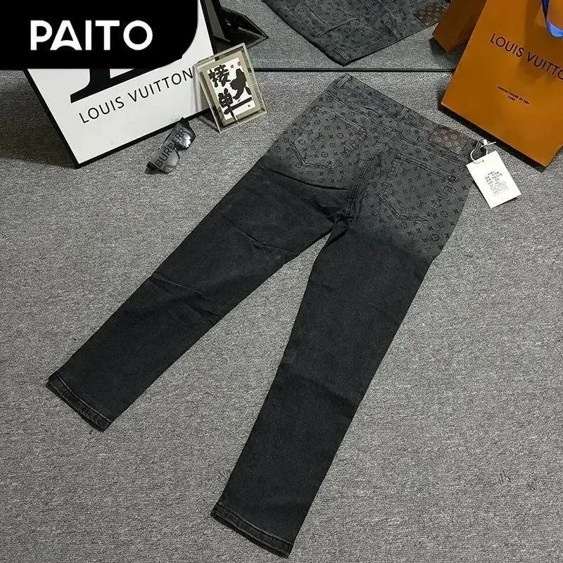 Louis Vuitton Louis Vuitton Monogram Black Jeans Black