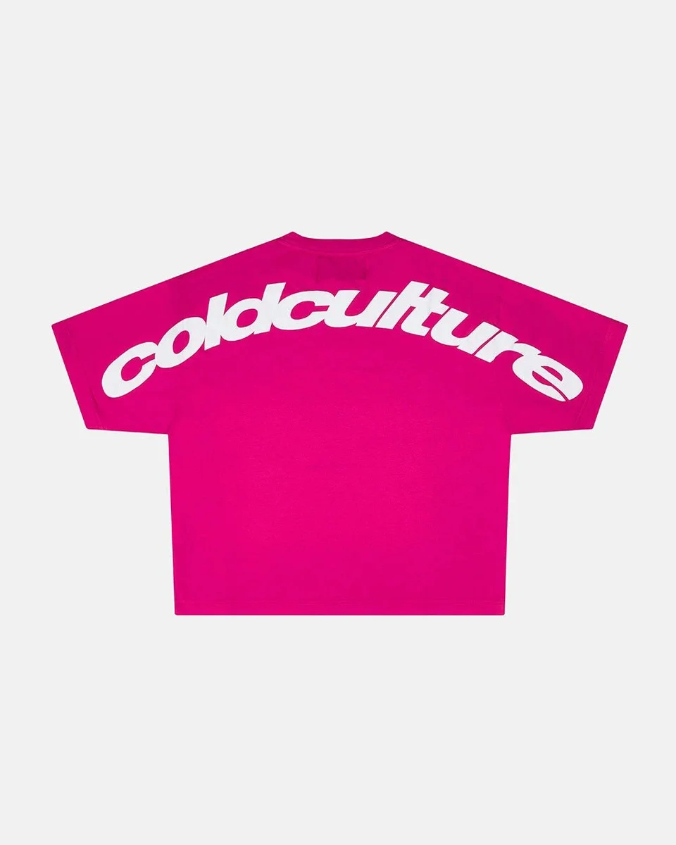 Cold Culture Cold Culture Pink 'coldculture' T-Shirt Pink - 1