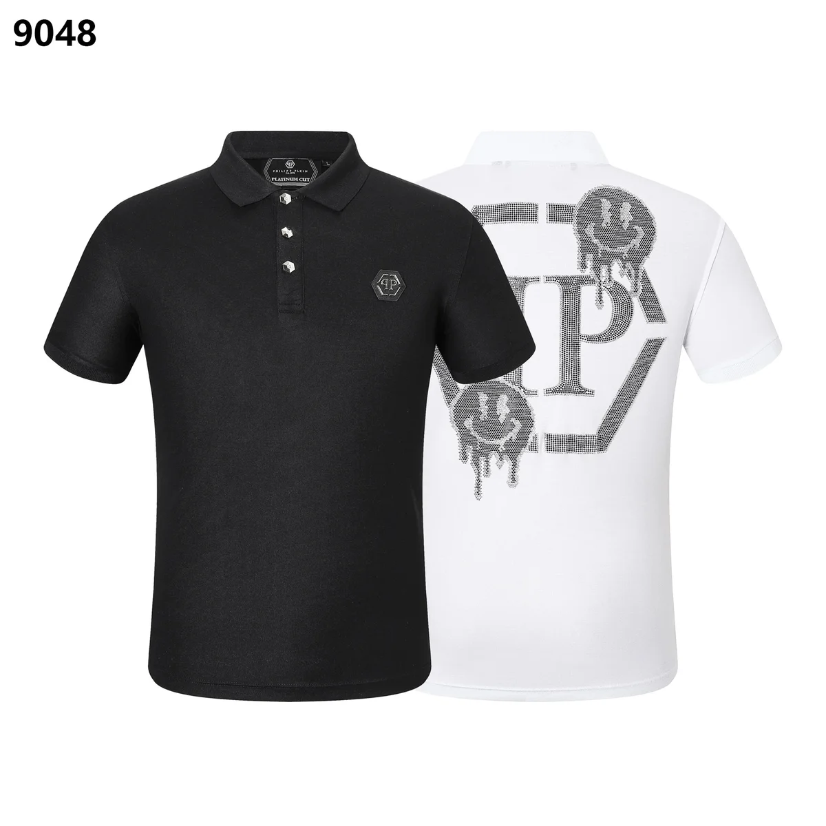 Philipp Plein Philipp Plein 'TP' Logo Polo Shirt 05 White Men's White - 1