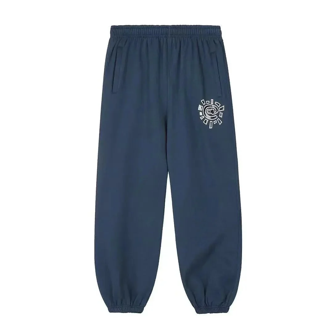 Other Navy Solid Sweatpants with Embroidered Logo Navy - 1