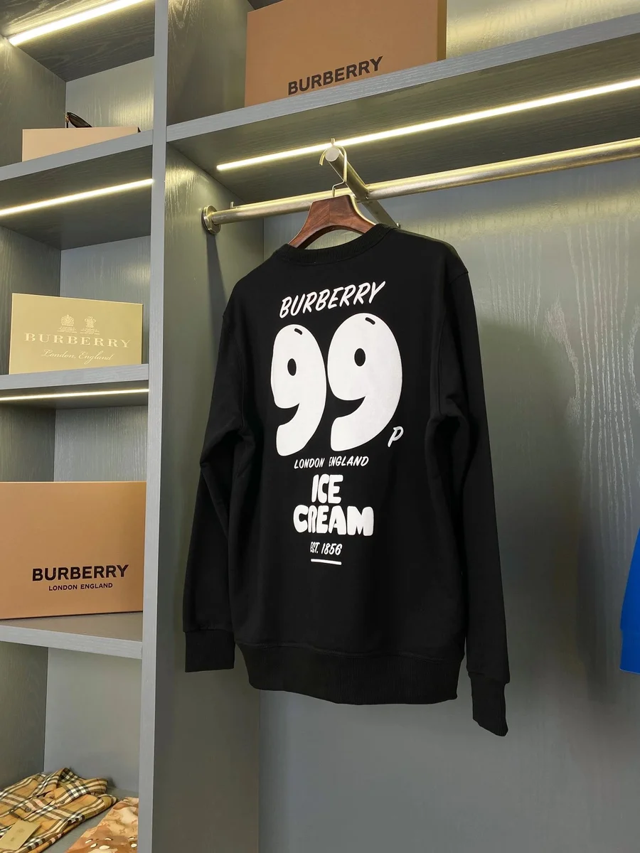 Burberry Burberry 99 Ice Cream Black Sweatshirt Black - 1