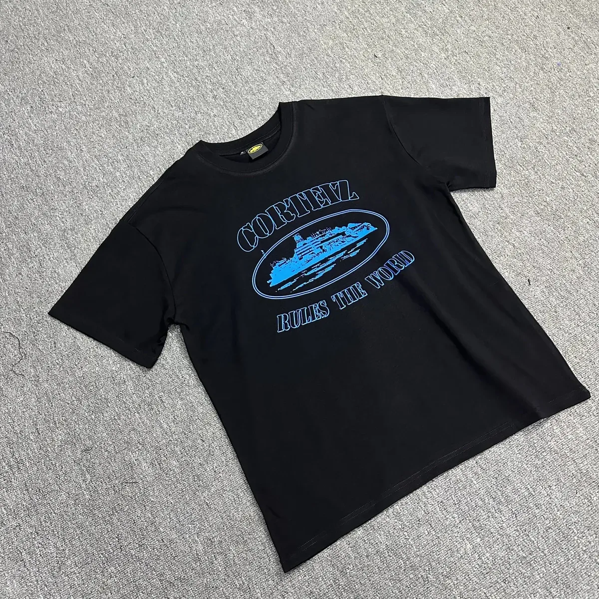 Corteiz Corteiz Rules the World Black T-Shirt Black - 1
