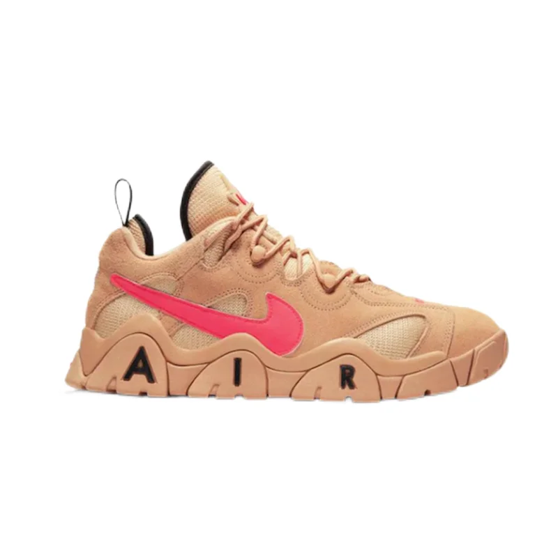 Nike Nike Air More Uptempo Desert Sand/Pink Sneakers Beige