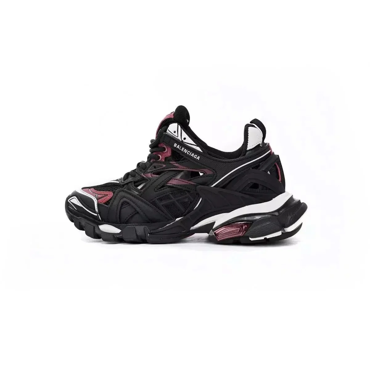 Balenciaga Balenciaga Triple S Black/Red Sneaker Black