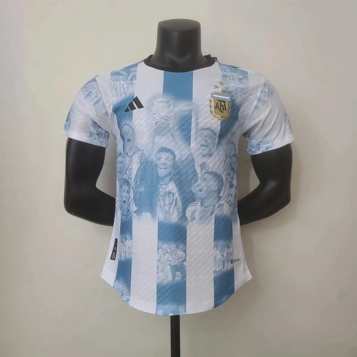 Adidas Adidas Classic Football Argentina Home Jersey Sail/Blue T-Shirt Blue - 1