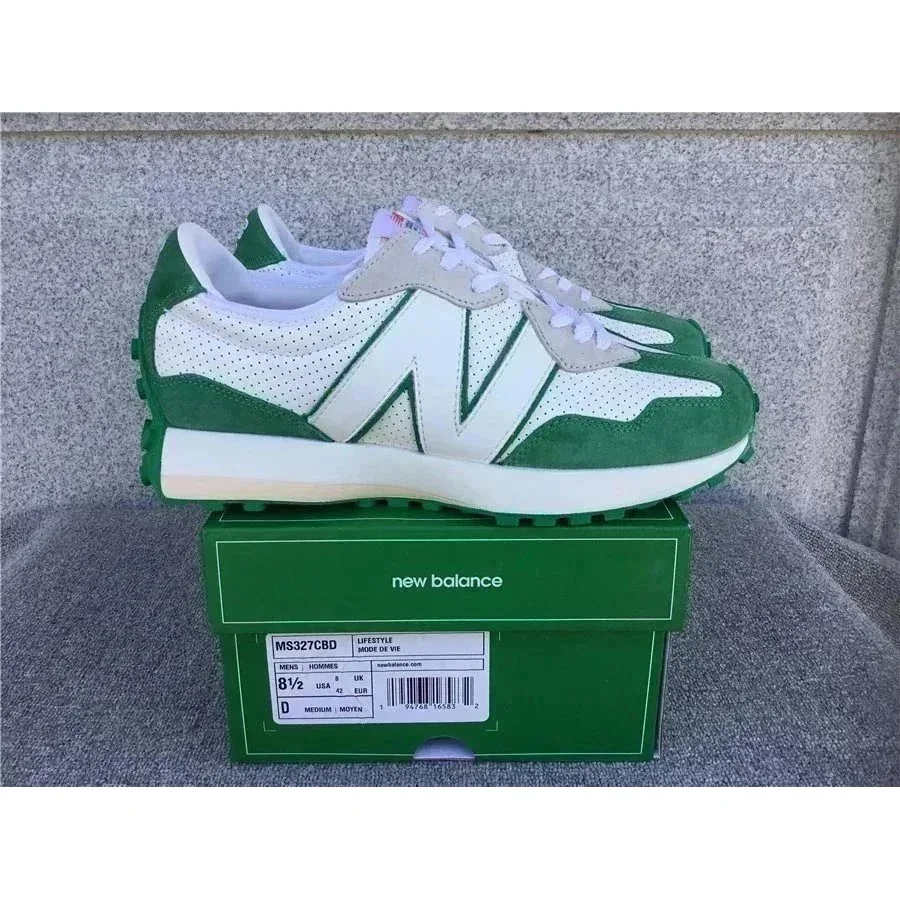 New Balance New Balance 327 Sail/Forest Green Sneakers Green - 1