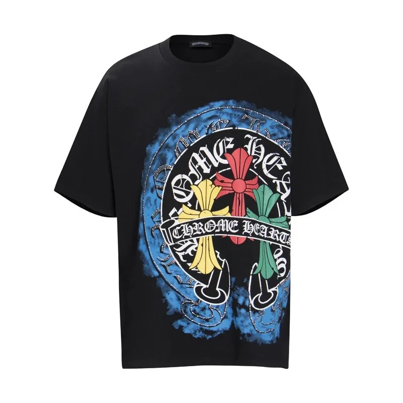 Chrome Hearts Chrome Hearts CH Cross Black T-Shirt Black - 1