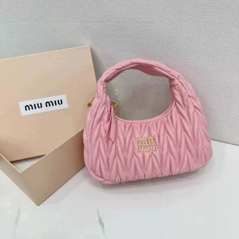 Miu Miu Miu Miu Matelassé Pink Handbag Pink