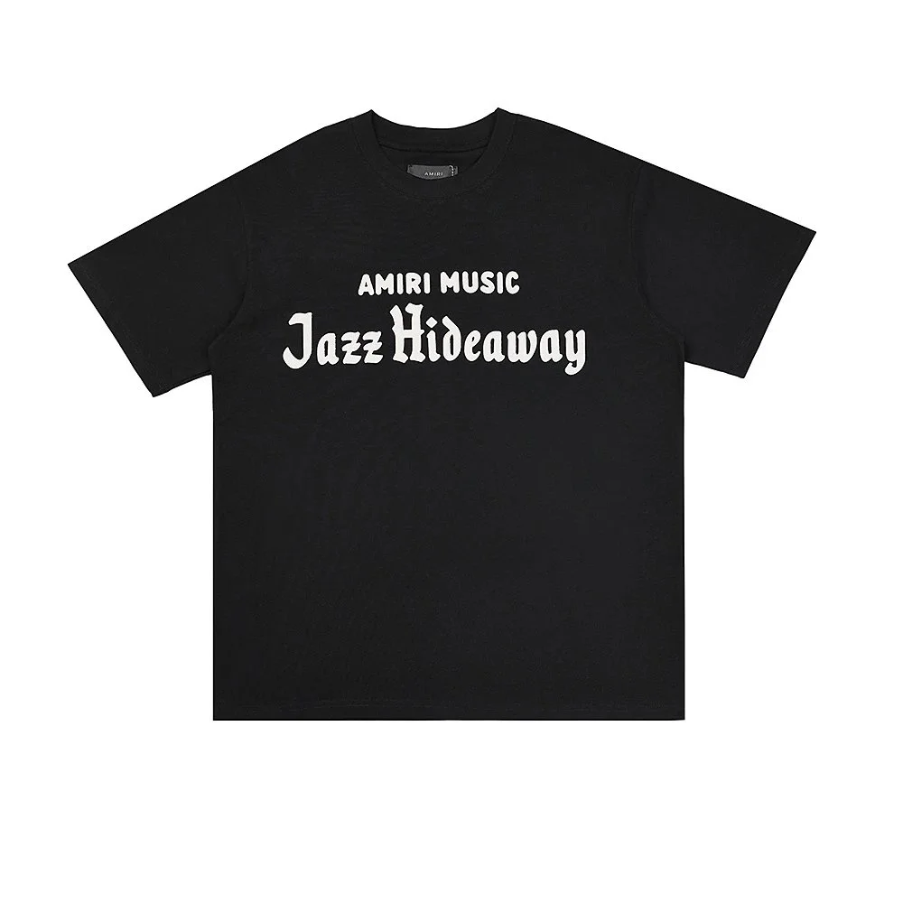 Amiri Amiri Jazz Hideaway Black T-Shirt Black - 1