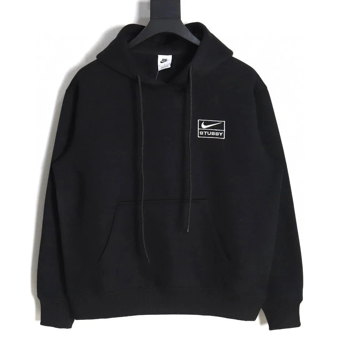 Nike Nike x Stussy Triple Black Hoodie Black
