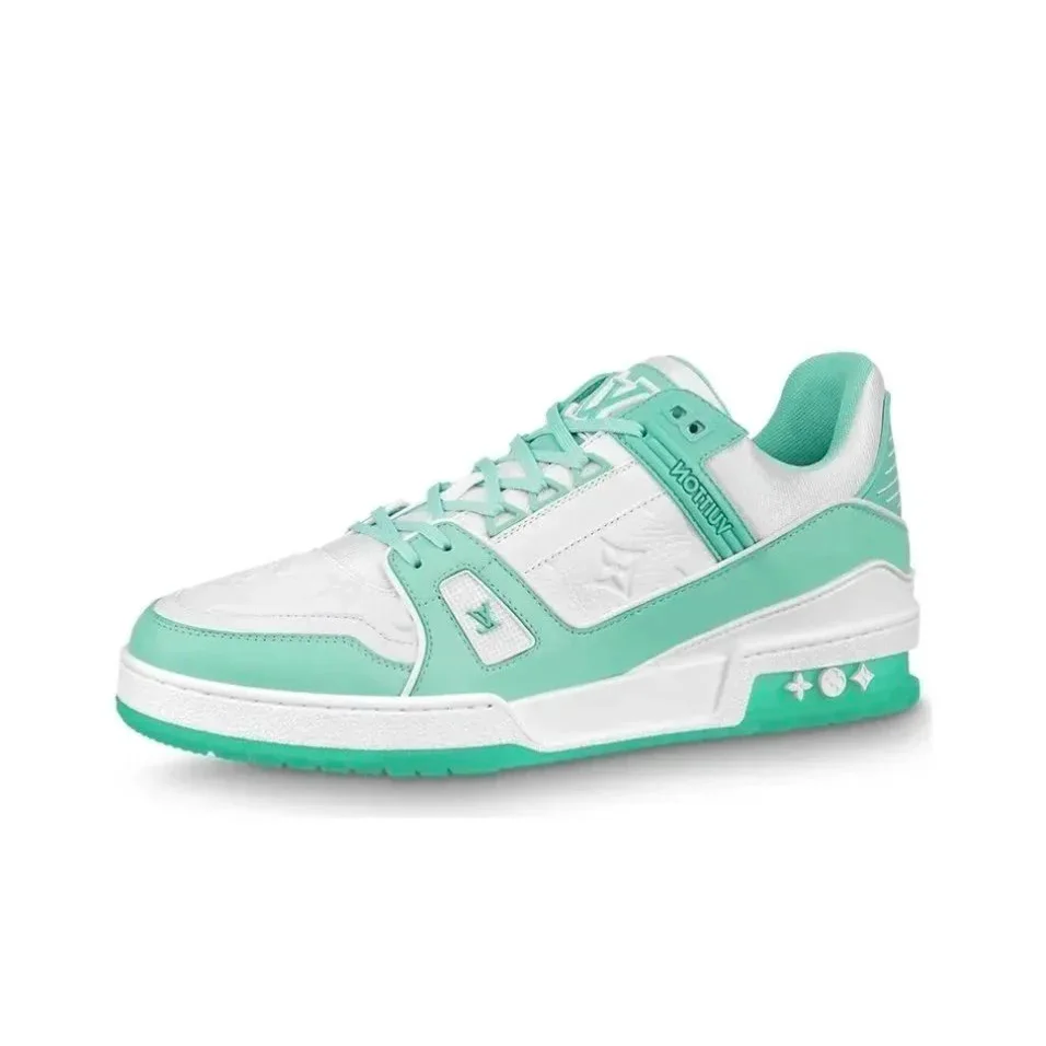 Louis Vuitton Louis Vuitton LV Trainer Tiffany Green Sneakers Green