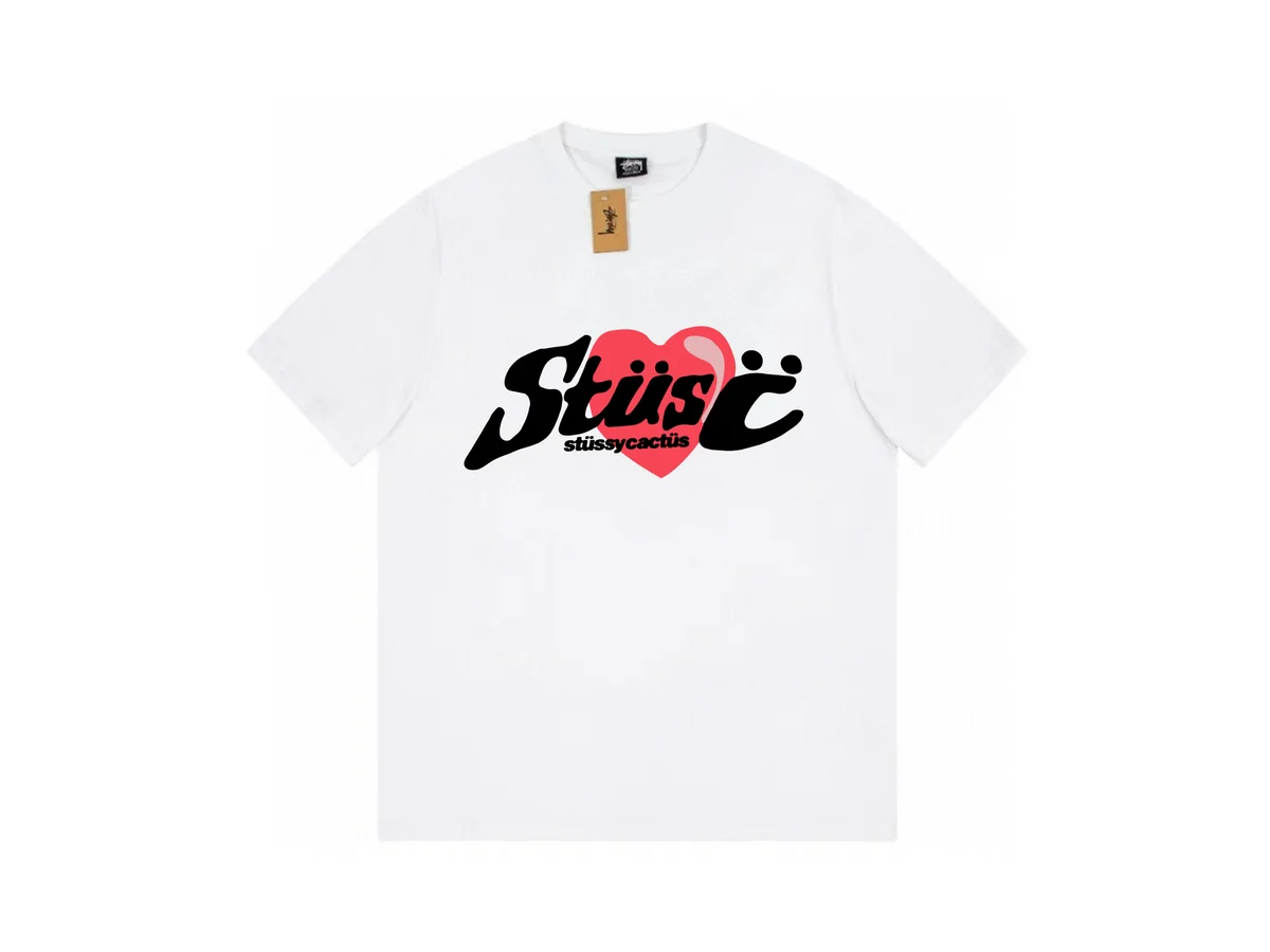 Stussy Stüssy Stüssycactus White T-Shirt White - 1